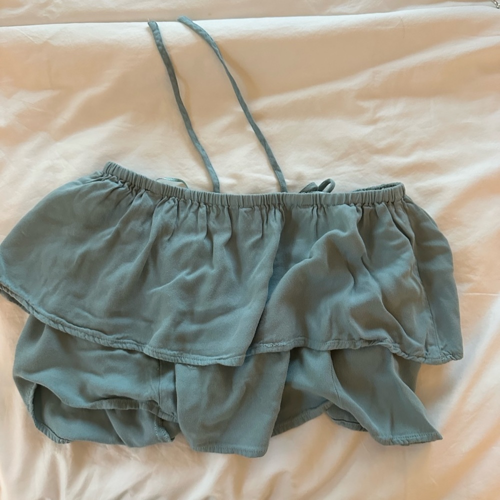 Love stitch blue ruffle top! Size small!